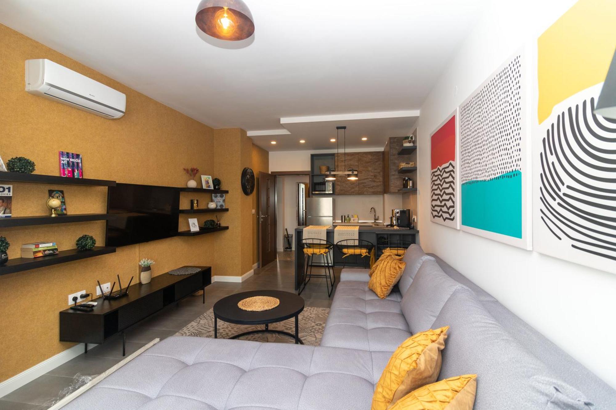 Appartamento Contemporary Charm In Old Sofia Esterno foto
